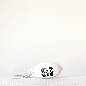 Rare 90s Vintage Deadstock Takara Pocket Critters keychain – Moo Moo Cow (White)